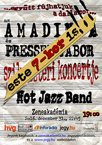 Az Amadinda, Presser G�bor �s a&nbsp;Hot Jazz Band szilveszteri koncertje